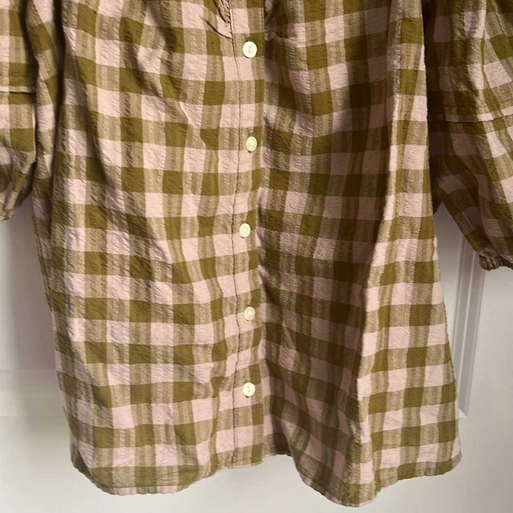 Universal Thread Checkered Top - image 3